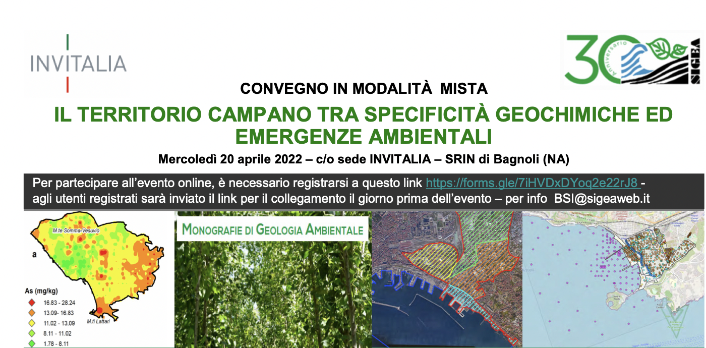 Il territorio campano tra specificit&agrave; geochimiche ed emergenze ambientali